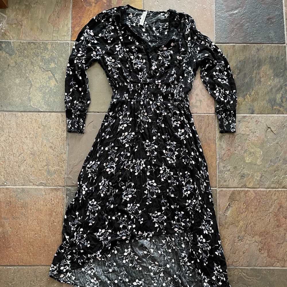 American rag floral high low dress